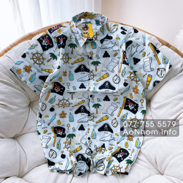 Áo Sơ Mi Hoạt Hình - Hải Tặc (Cướp Bi�...