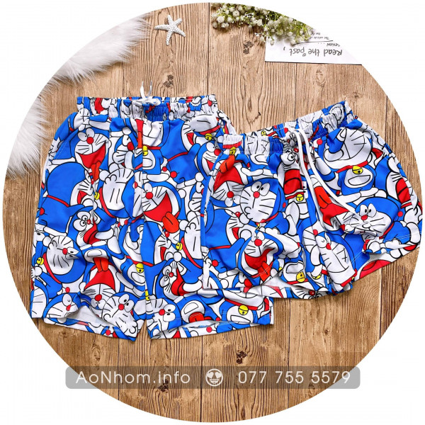 Quần Thun Hoạt Hình - Doremon - Chất Thun D...