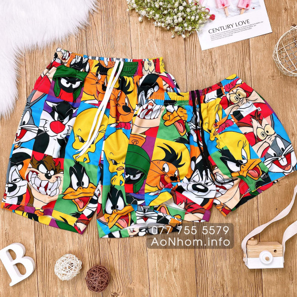 Quần Thun Hoạt Hình - Vịt Vàng, Thỏ Xám...