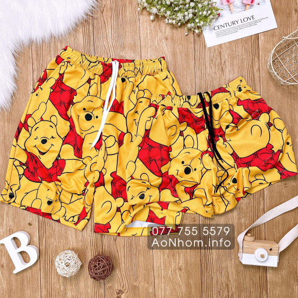 Quần Thun Hoạt Hình - Gấu Pooh Vàng - Ch�...