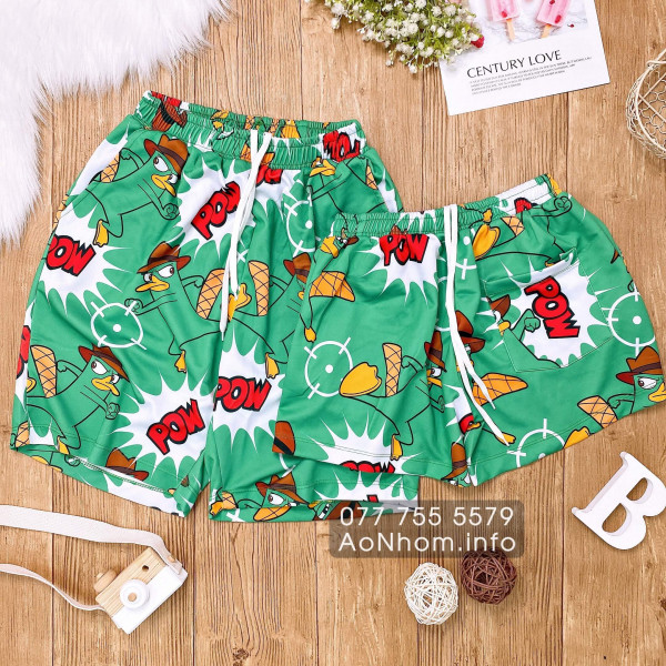 Quần Thun Hoạt Hình - Thú Mỏ Vịt Perry -...